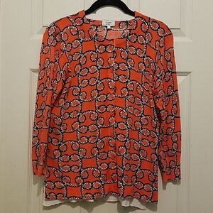 Crown & Ivy nautical rope cardigan Sz M